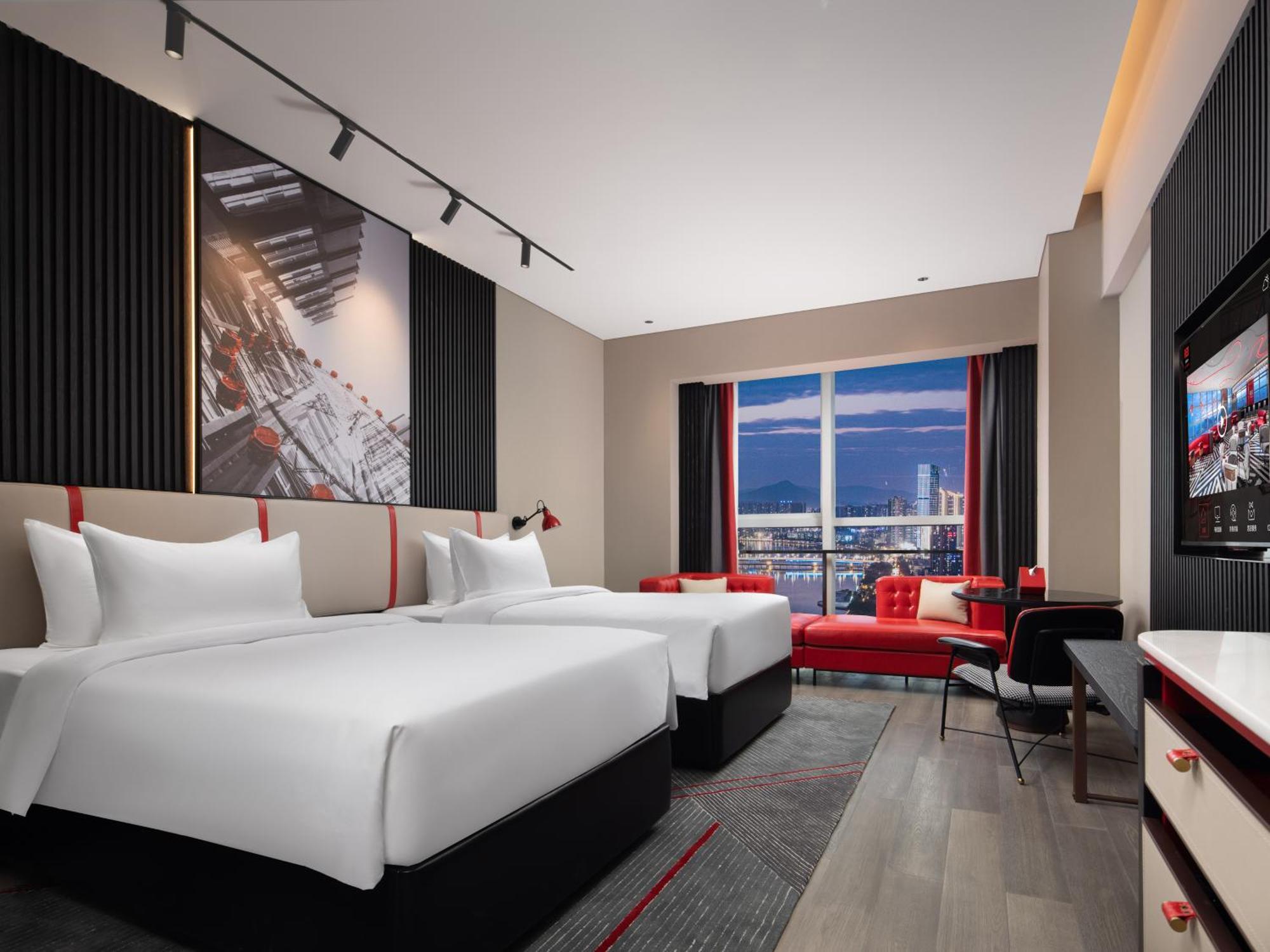 Radisson Red Hotel Zhuhai Gongbei Port Exterior foto